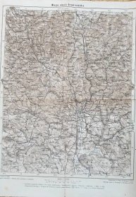 BRNO A OKOLÍ - stará mapa - Staré mapy a veduty