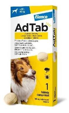 AdTab 900 mg žvýkací tablety pro psy 22-45 kg 1 tbl