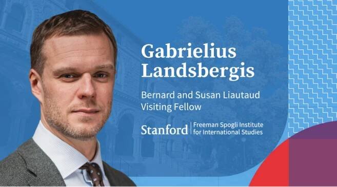 Gabrielius Landsbergis Announcement