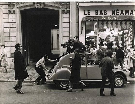 Jean Desailly, François Truffaut, Raoul Coutard - Hebká kůže - Z natáčení