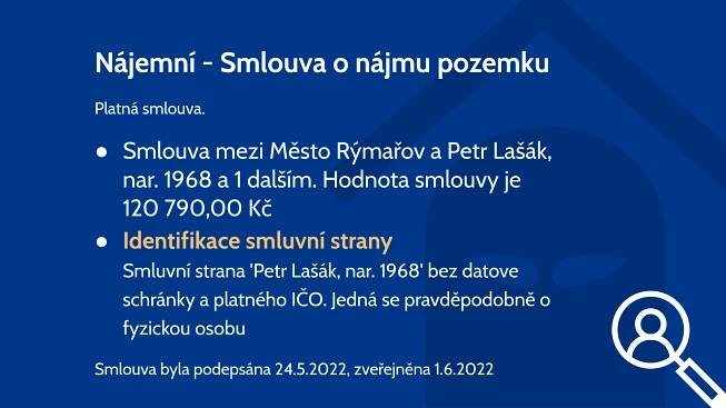 Smlouva 20558547. Nájemní - Smlouva o nájmu pozemku
