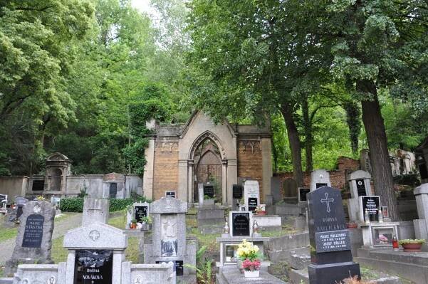 Krásné Březno | Detail hřbitova | Databáze historických hřbitovů