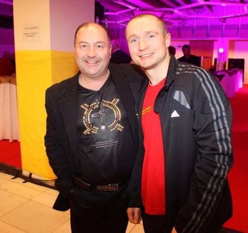 Michal David ve svém oblíbeném sáčku