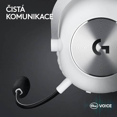 Logitech G PRO X 2 LIGHTSPEED Gaming Headset, bílá