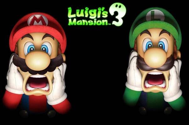 Luigi's Mansion 3 Luigi And Mario Shocked Faces Wallpaper