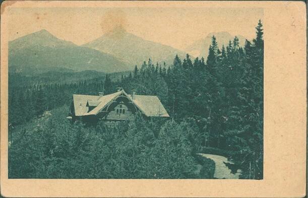 10D3676 Vyšné Hágy, vila Hohenlohe Vysoké Tatry - Pohlednice místopis