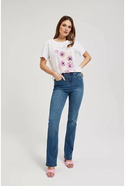 Moodo Dámské jeans Moodo – modré