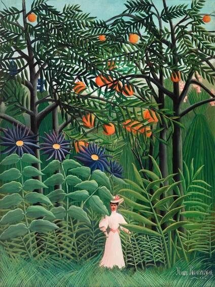 Obrazová reprodukce Walking in the Exotic Forest
