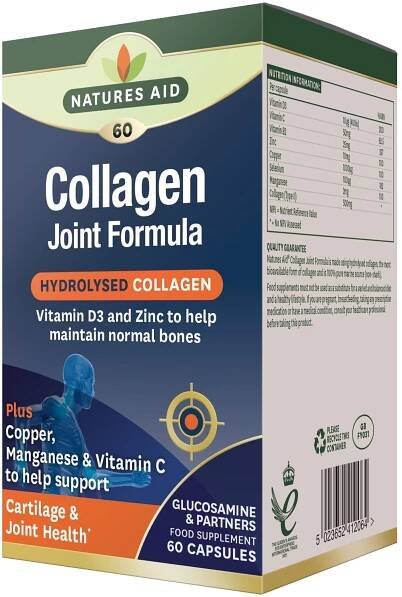 Natures Aid Collagen Joint Formula 60 kapsúl
