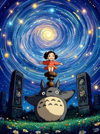 Ilustrace Cute Totoro