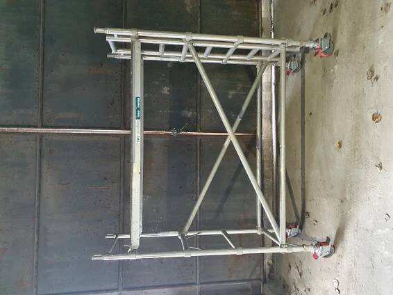 Použité hliníkové lešení Euro Tower - pracovní výška 4m