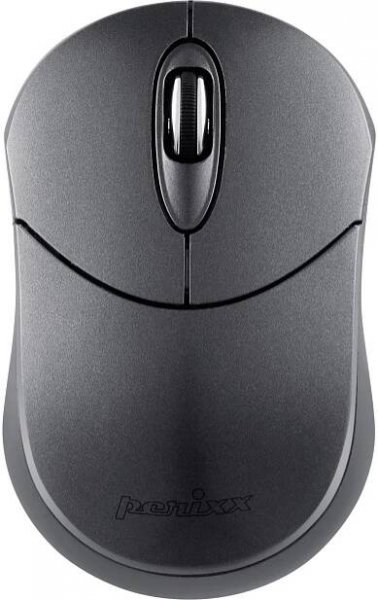 Perixx PERIMICE-802 Iron myš, přenos Bluetooth®, 1000 dpi, šedá