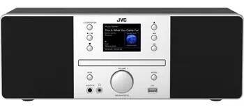 JVC RD-E874B Věž Bluetooth 20 W Černá, Stříbrná