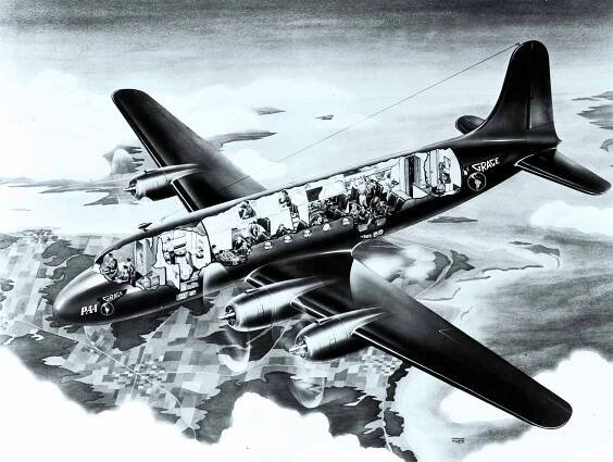 Panagra Douglas DC-4 Cutaway (Pan Am Historical Foundation collection).