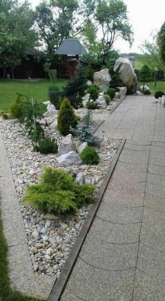 This is our daily lawn mowing - Pinner Girl | Rock garden landscaping, Garden landscape design, Rock garden design