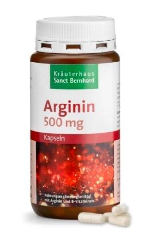ARGININ 500 Mg - 150 kaps. SANCT BERNHARD