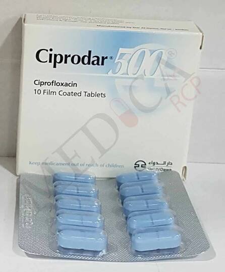 Ciprofloxacin 500 mg spc