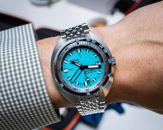 Hands-On: Doxa SUB 250T GMT Watches | aBlogtoWatch
