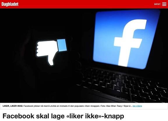 Dagbladet-Facebook