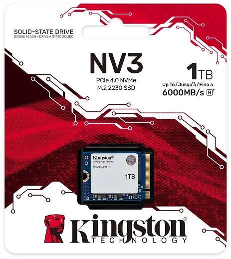 Kingston NV3 SSD 1TB NVMe M.2 2230