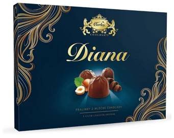 CARLA Diana pralinky z mléčné čokolády s celým lískovým oříškem 133 g