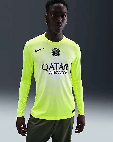 Replika třetího pánského brankářského fotbalového dresu Nike Dri-FIT Paris Saint-Germain 2025/26 Stadium