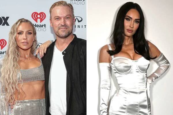Brian Austin Green Talks Co-Parenting with Ex Megan Fox as Partner Sharna Says She's an 'Awesome Woman'