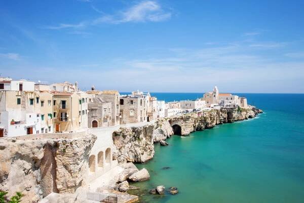 italská vesnice, jižní itálie - gargano - stock snímky, obrázky a fotky