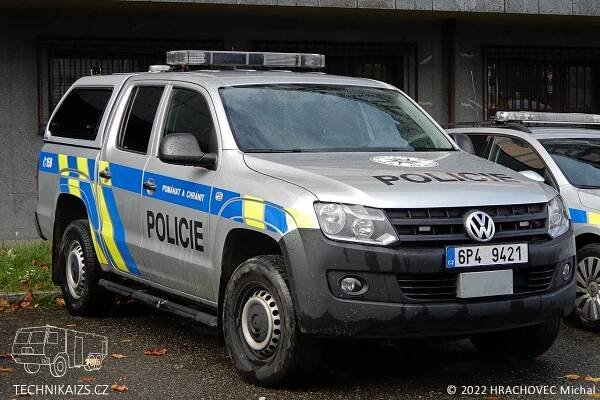 PČR - OSK Plzeň - Kynolog - VW Amarok - TECHNIKAIZS.cz