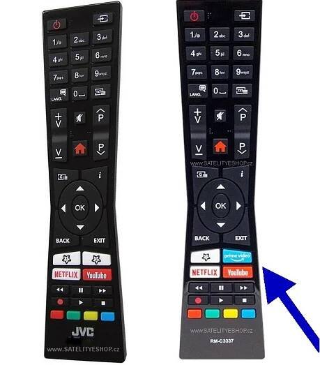 JVC RM-C3331 dálkový ovladač náhradní