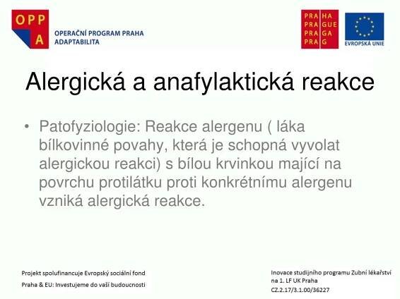 PPT - Alergie v ordinaci stomatologa I. PowerPoint Presentation, free download - ID:6141331