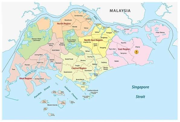 Community Development Councils of Singapore Map