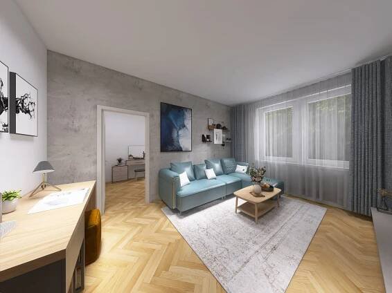 Prodaný  byt 2+1 57 m²