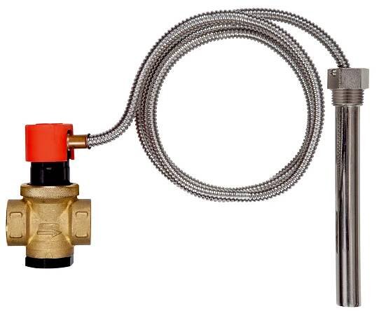 Afriso Dochlazovací termostatický ventil DN20 G3/4" TAS 03 délka kapiláry 4000 mm 42418