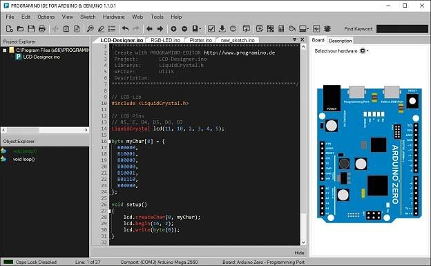 PROGRAMINO IDE for Arduino - ihned zdarma ke stažení - Slunečnice.cz