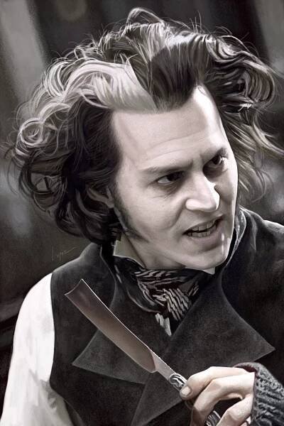 Foto alternative movie poster | Sweeney Todd | Fred Lobo Lopez | Scorsese | Soggettiva Gallery Milano