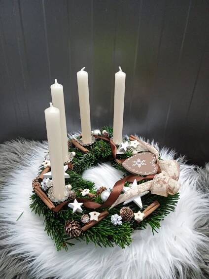 Vázání adventních věnců - Florcenter