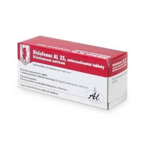DICLOFENAC AL 25 mg 50 tablet