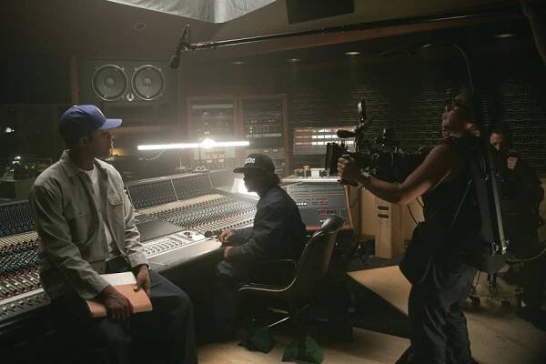 Corey Hawkins, Jason Mitchell, Matthew Libatique - Straight Outta Compton - Z natáčení