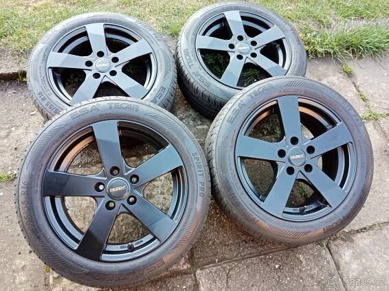 Obutá Alu kola 16ky 5x112 ŠKODA AUDI VW MERCEDES - Rychnov nad Kněžnou - Bazar