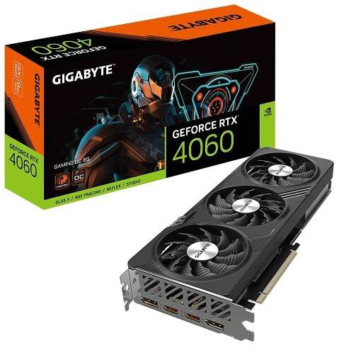 Gigabyte GeForce RTX 4060 Gaming 8 GB (GV-N4060GAMING OC-8GD) od 8 343 Kč