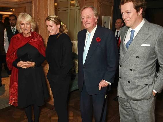 Camilla, Duchess of Cornwall, Laura Lopes, Andrew Parker Bowles and Tom Parker Bowles