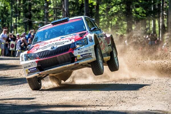 Jari Huttunen / Antti Linnaketo, ŠKODA FABIA R5, Printsport Oy. Rally Finland 2017