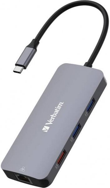 Víceportový rozbočovač Verbatim 32152 USB-C