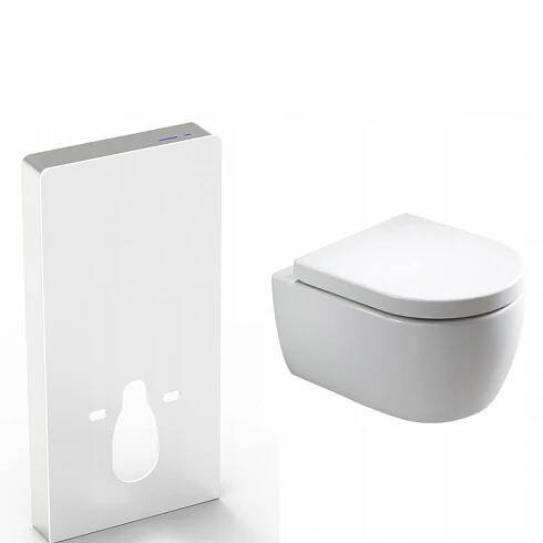 Sada WC sanitární modul+WC mísa+deska soft close+podložka BERNSTEIN