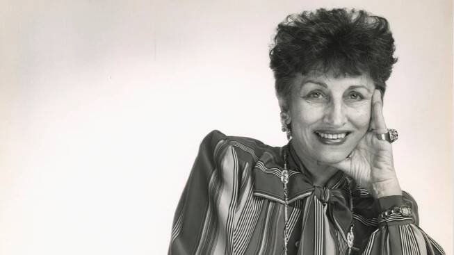 B&W Portrait of Françoise Gilot