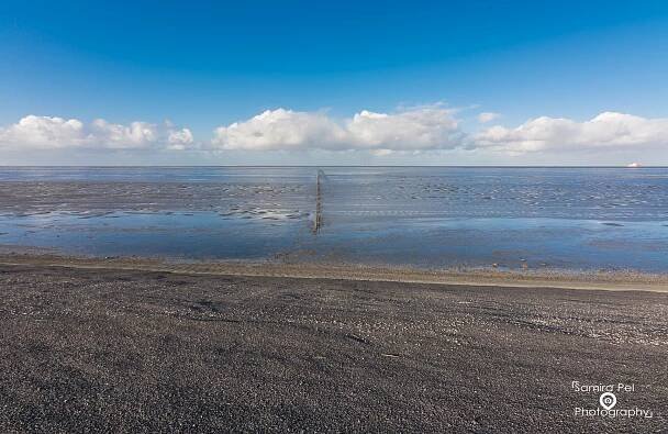Zandplaat van de Waddenzee