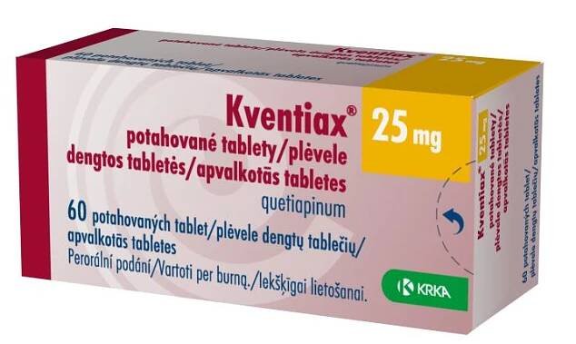 Kventiax 25MG, potahovaná tableta | Krka