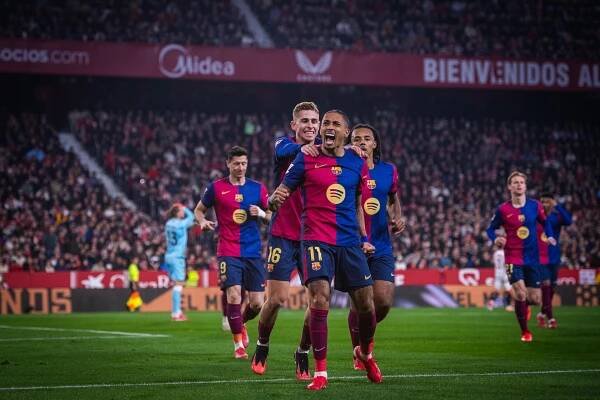 Sevilla 1-4 FC Barcelona: Closer to the top