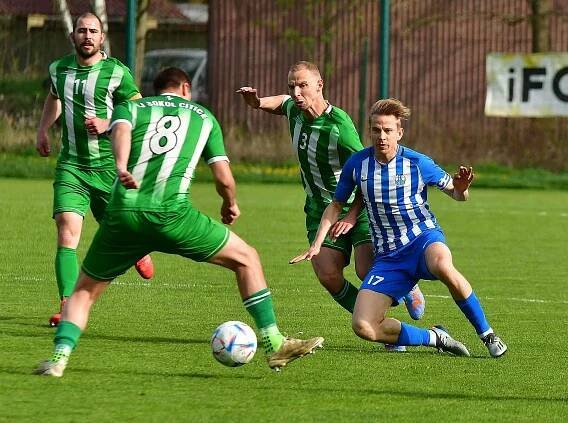 FK Ostrov - TJ Sokol Citice 15:0 (5:0).